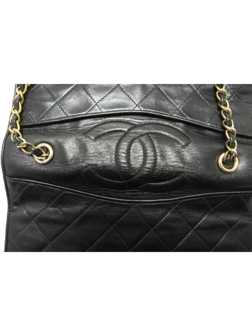Chanel Quilted Lambskin Chain Shoulder